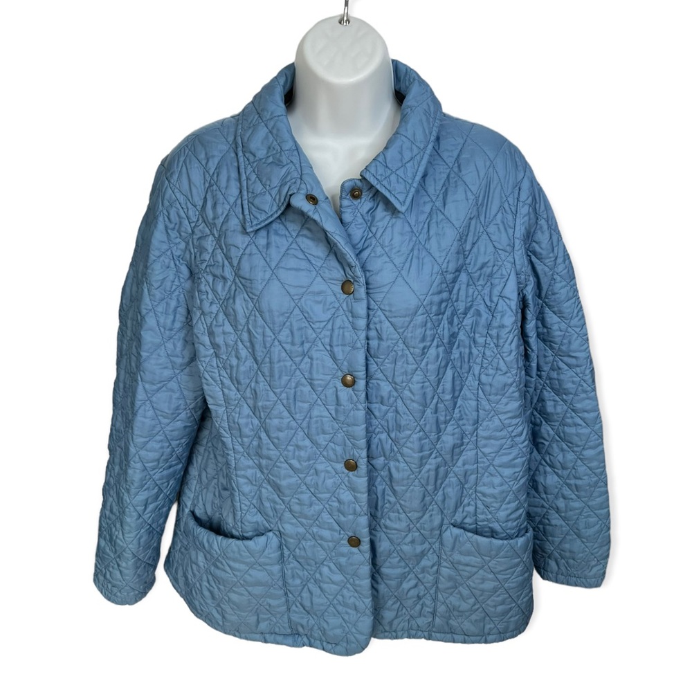 Barbour Light Blue Quilted Jacket